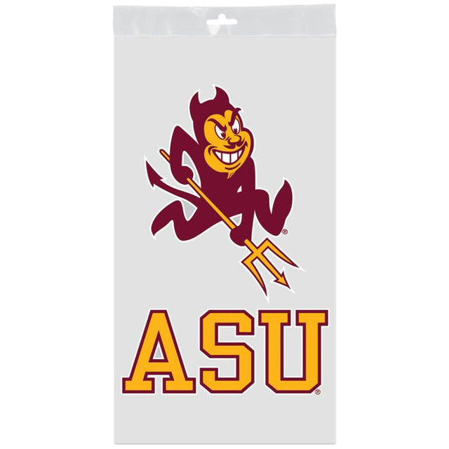 Calcomanías para ventanas de Arizona State Sun Devils, 4" x 7"