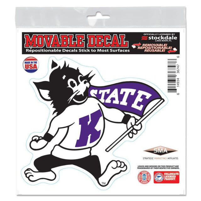 Kansas State Wildcats All Surface Decal 6" x 6"