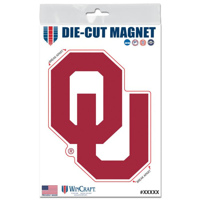 Imanes para exteriores de los Oklahoma Sooners de 3" x 5"