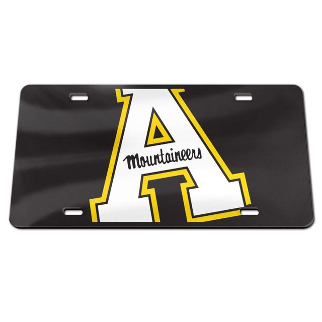 Matrícula acrílica especial MEGA de Appalachian State Mountaineers