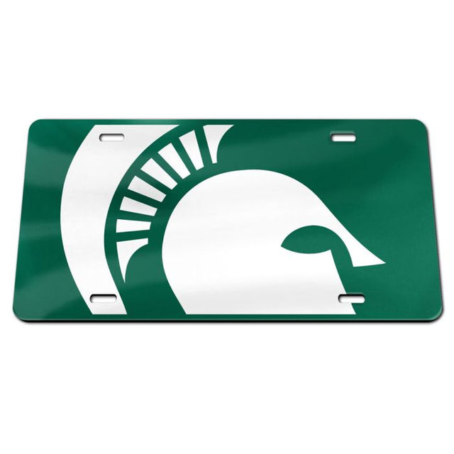 Michigan State Spartans MEGA Specialty Acrylic License Plate