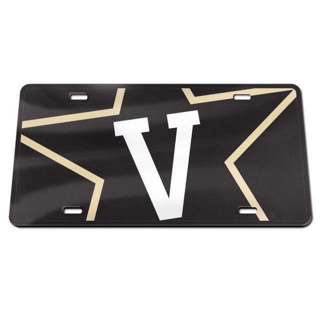 Vanderbilt Commodores MEGA Specialty Acrylic License Plate