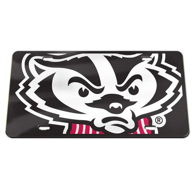 Wisconsin Badgers MEGA Specialty Acrylic License Plate