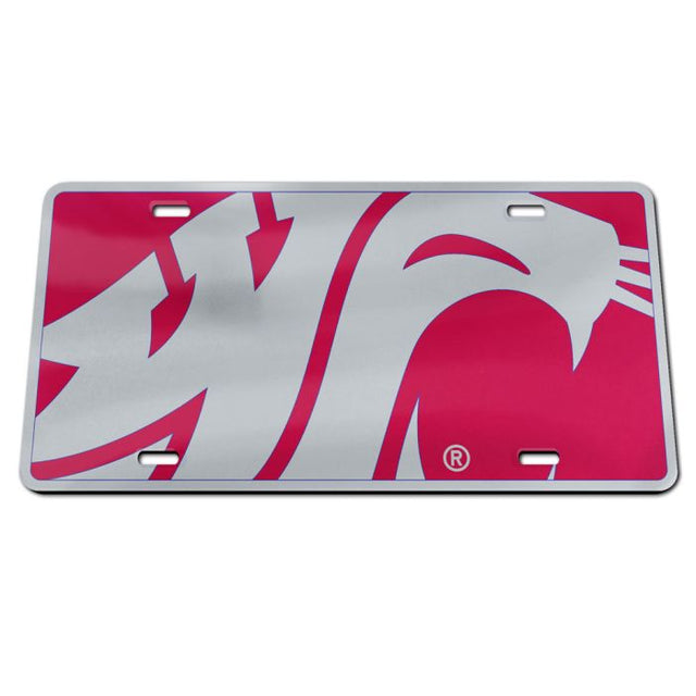 Washington State Cougars MEGA Specialty Acrylic License Plate