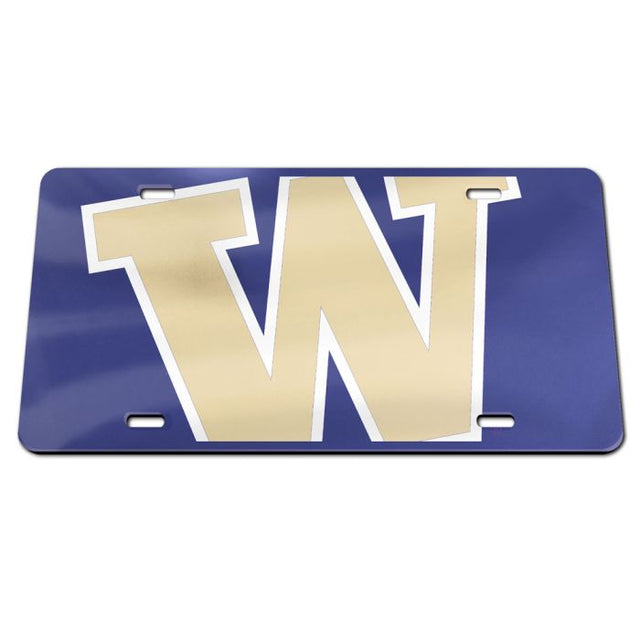 Washington Huskies MEGA Specialty Acrylic License Plate