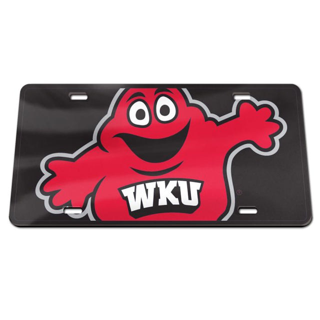 Western Kentucky Hilltoppers MEGA Specialty Acrylic License Plate