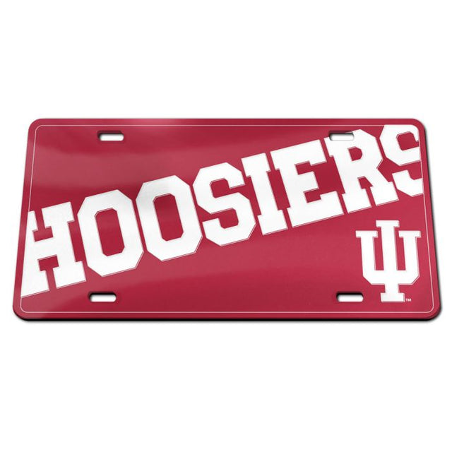 Matrícula acrílica especial de Indiana Hoosiers