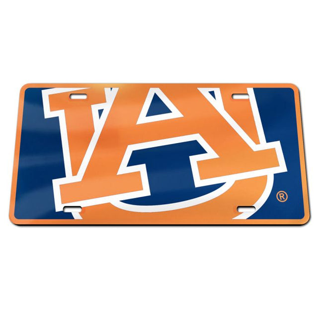 Auburn Tigers MEGA Specialty Acrylic License Plate