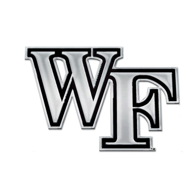 Emblema para automóvil de forma libre cromado de los Demon Deacons de Wake Forest