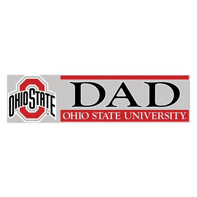 Ohio State Buckeyes Window Decals 3" x 10"