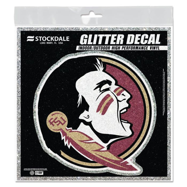 Florida State Seminoles Decal Glitter 6" x 6"