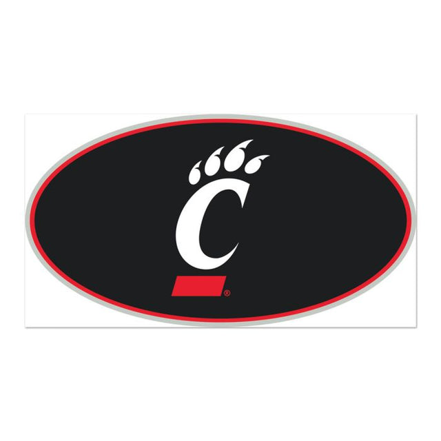 Calcomanías para ventanas con láminas de los Cincinnati Bearcats, 4" x 7"