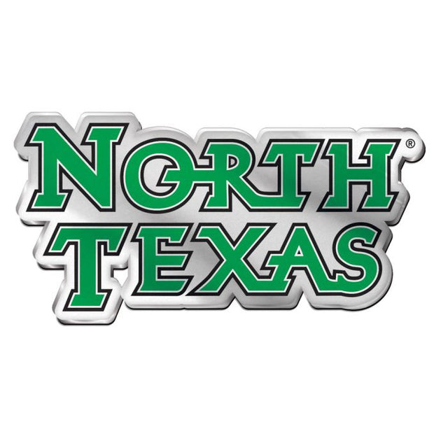 North Texas Mean Green Acrylic Auto Emblem