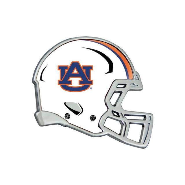 Emblema de metal cromado abovedado para CASCO de Auburn Tigers