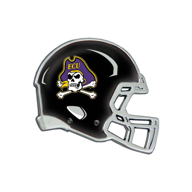 East Carolina Pirates HELMET Chrome Metal Domed Emblem