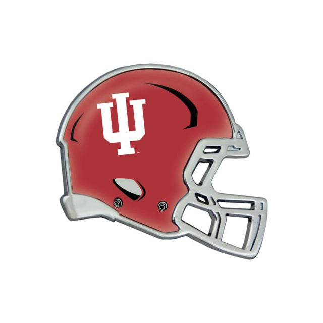 Emblema de metal cromado abovedado para casco de Indiana Hoosiers