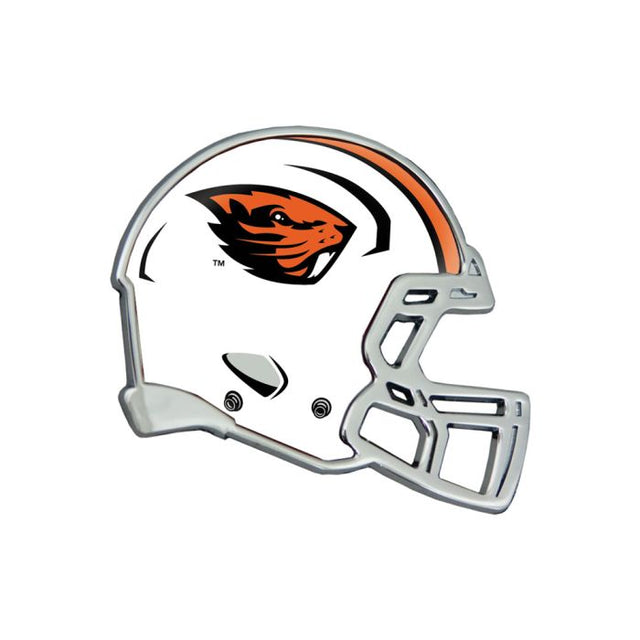 Oregon State Beavers HELMET Chrome Metal Domed Emblem