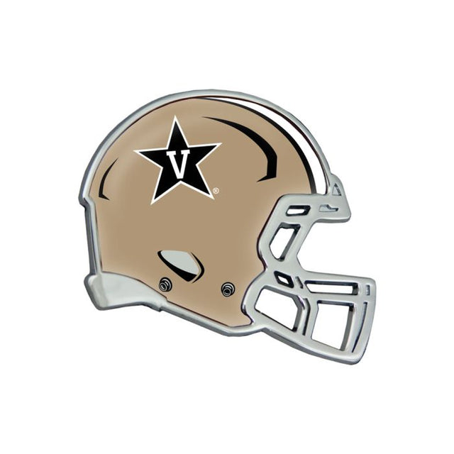 Vanderbilt Commodores HELMET Chrome Metal Domed Emblem