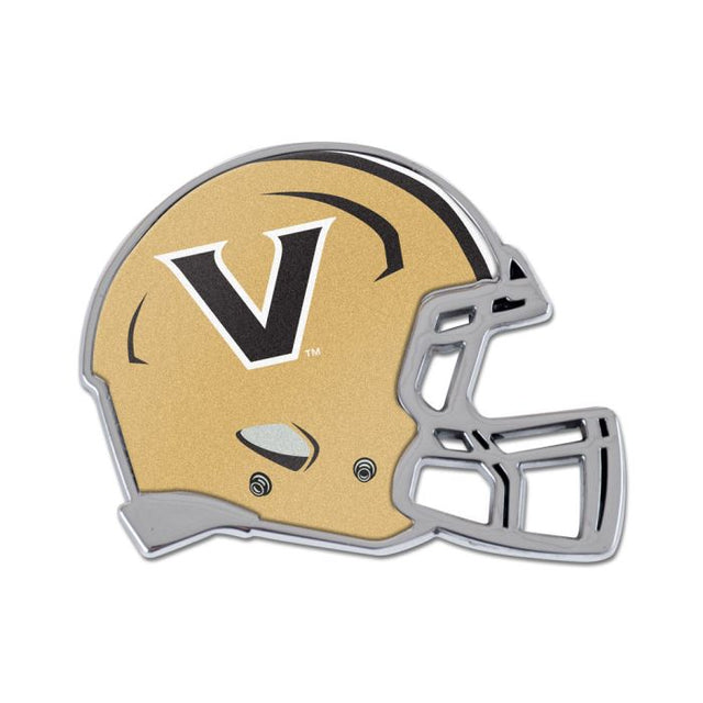 Vanderbilt Commodores HELMET Chrome Metal Domed Emblem