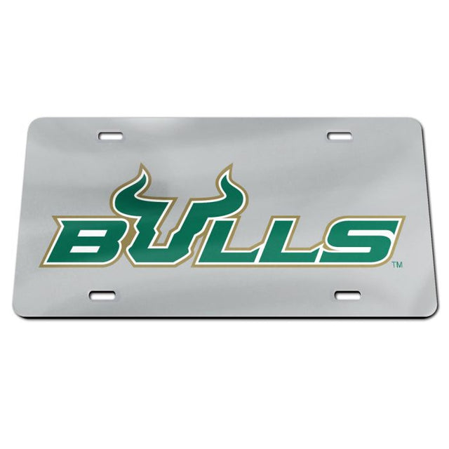 Matrículas clásicas de acrílico de los South Florida Bulls