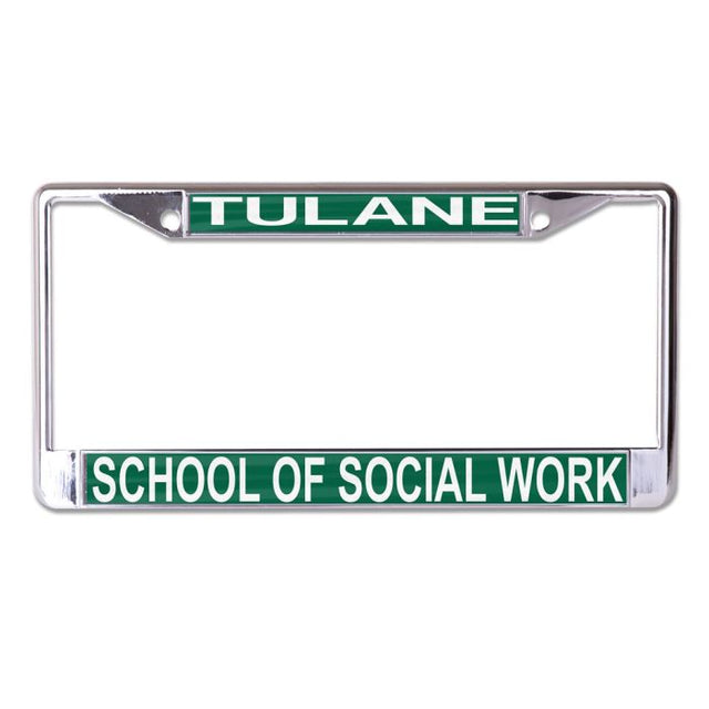 Tulane Green Wave Lic Plt Frame S/S Printed