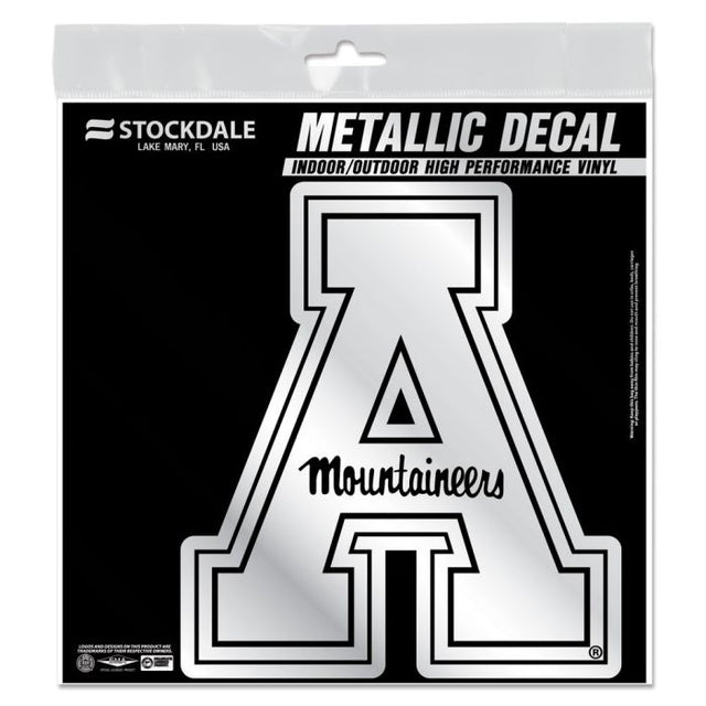 Appalachian State Mountaineers Decal Metallic 6" x 6"