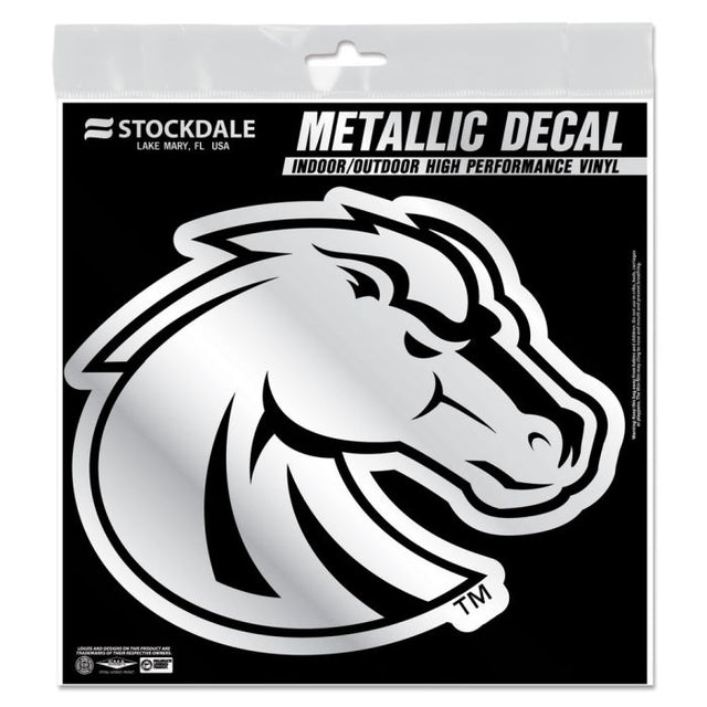 Boise State Broncos Decal Metallic 6" x 6"