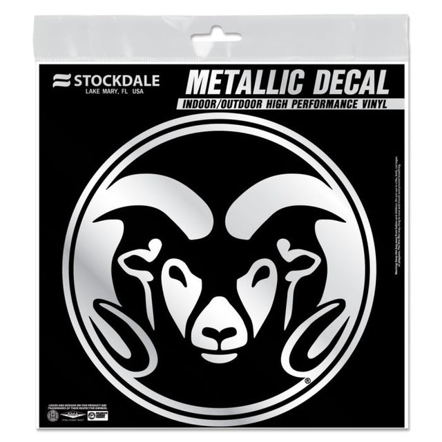 Colorado State Rams Decal Metallic 6" x 6"