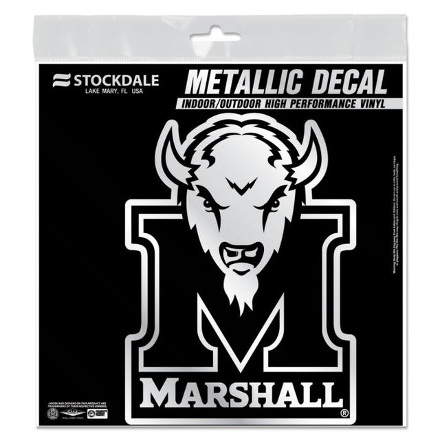 Marshall Thundering Herd 贴花 金属 6 英寸 x 6 英寸