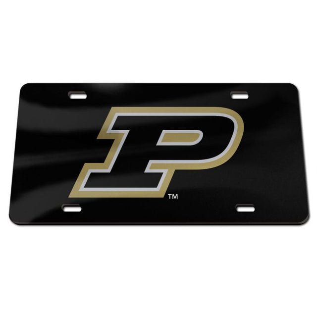 Matrícula acrílica especial de Purdue Boilermakers