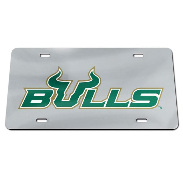 Matrículas clásicas de acrílico de los South Florida Bulls