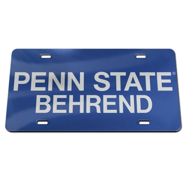 Placas de matrícula clásicas de acrílico de los Penn State Nittany Lions