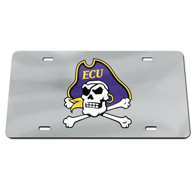 East Carolina Pirates Specialty Acrylic License Plate