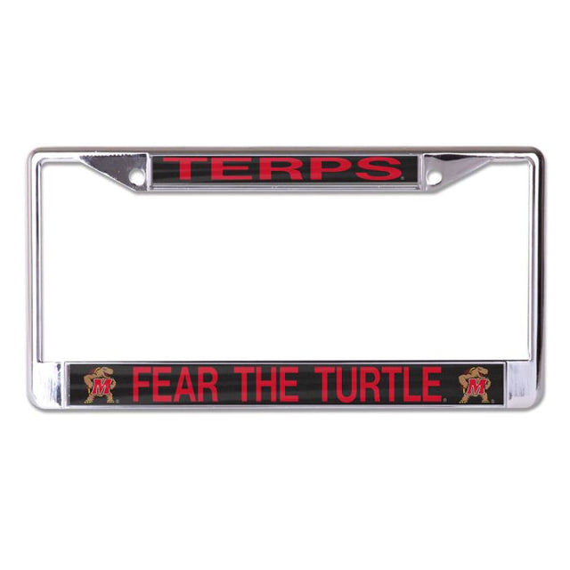 Maryland Terrapins Lic Plt Frame S/L Printed