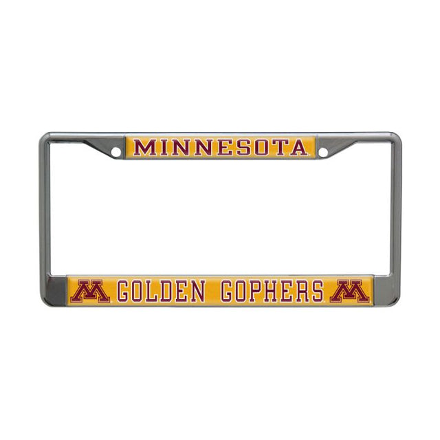 Marco con licencia de Minnesota Golden Gophers, tamaño pequeño y grande, abovedado