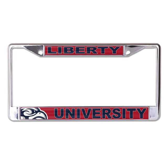 Liberty Flames MEGA Lic Plt Frame S/L Printed