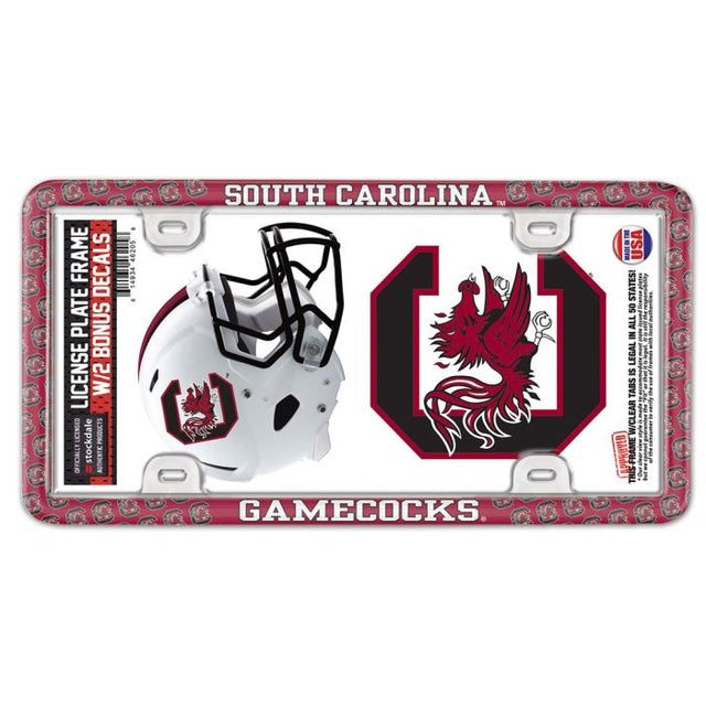 South Carolina Gamecocks License Plate Thin Frame - Plastic w/Decal