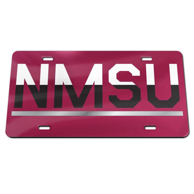 New Mexico State Aggies COLOR DUO Specialty Acrylic License Plate