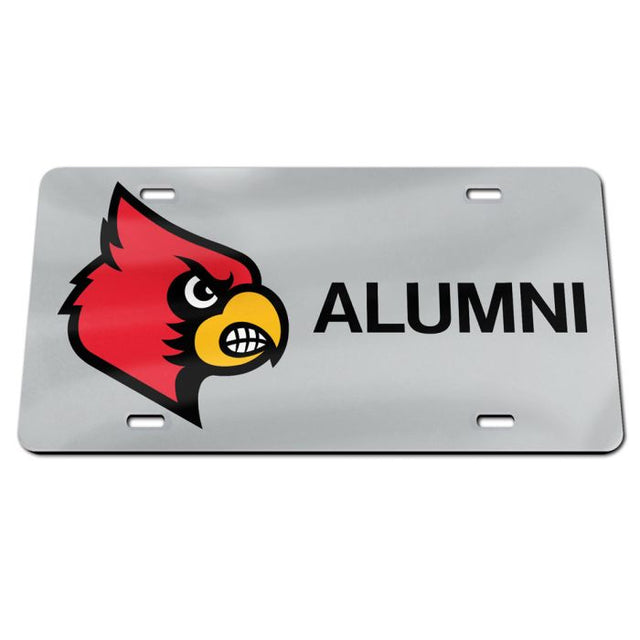 Louisville Cardinals Specialty Acrylic License Plate