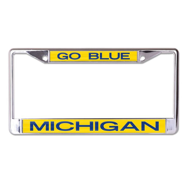 Michigan Wolverines Lic Plt Frame S/L Printed