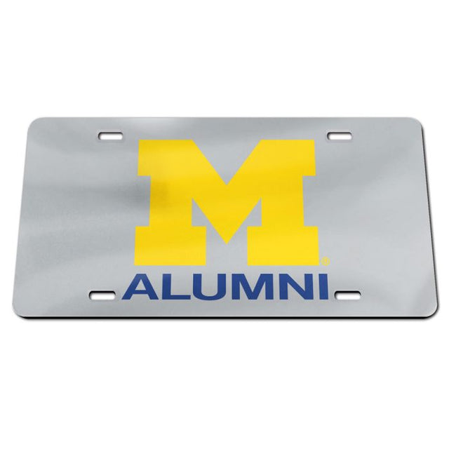 Michigan Wolverines Acrylic Classic License Plates