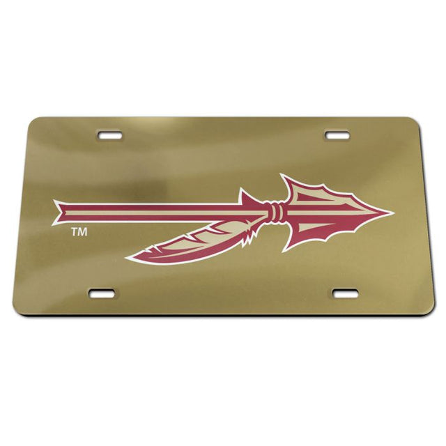 Florida State Seminoles Specialty Acrylic License Plate