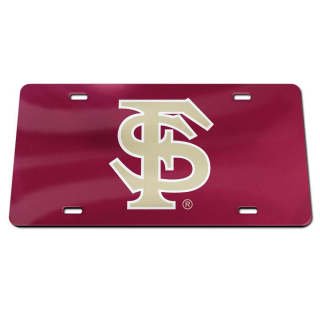 Florida State Seminoles Acrylic Classic License Plates