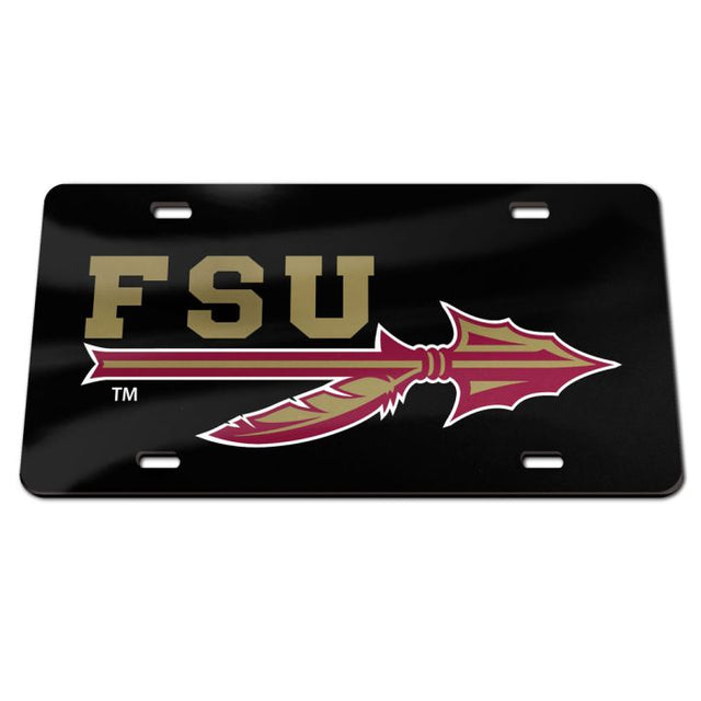 Florida State Seminoles Specialty Acrylic License Plate