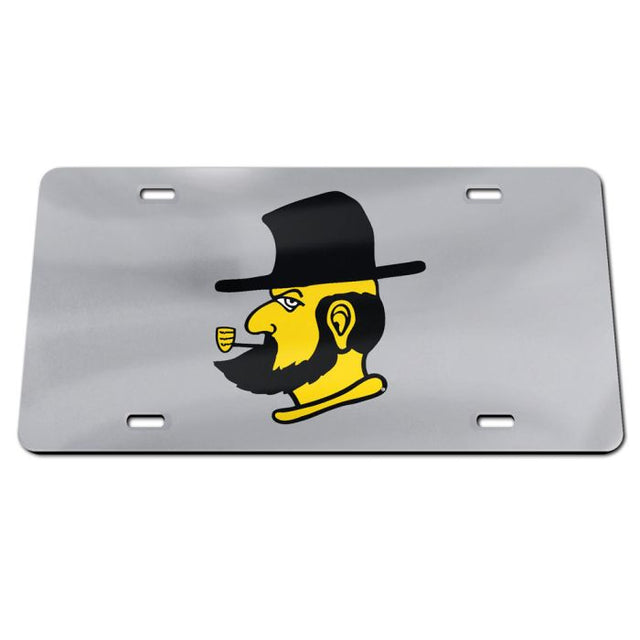 Appalachian State Mountaineers Specialty Acrylic License Plate