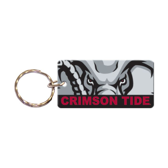 Llavero rectangular MEGA de Alabama Crimson Tide