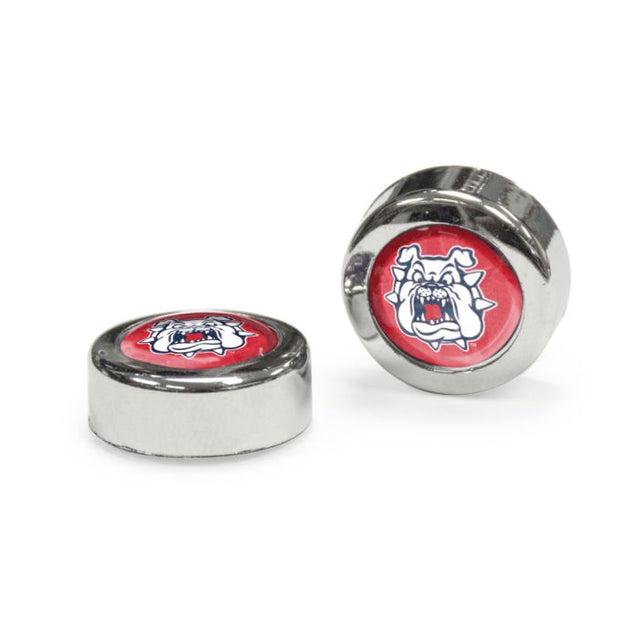 Fresno State Bulldogs Domed Screw Caps