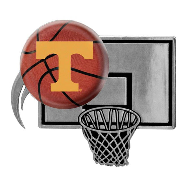 Emblema de metal cromado abovedado de baloncesto de Tennessee Volunteers