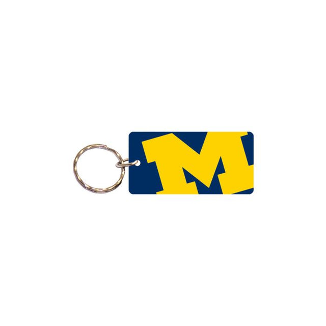 Michigan Wolverines MEGA Keychain Rectangle