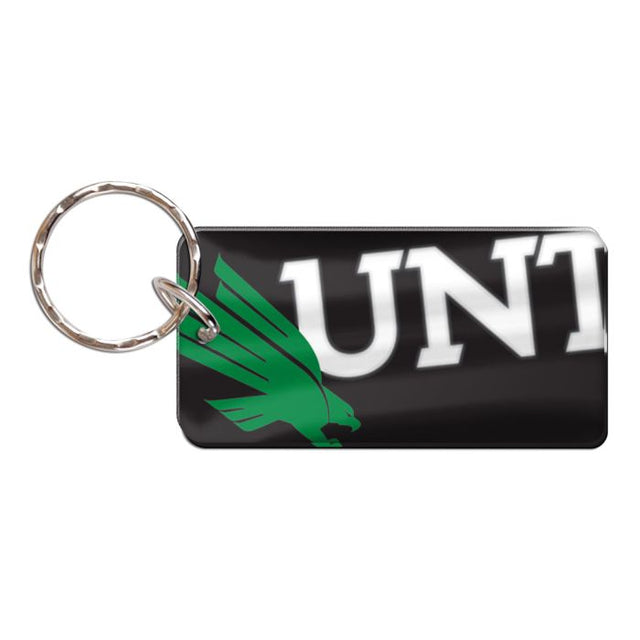 North Texas Mean Green MEGA Keychain Rectangle